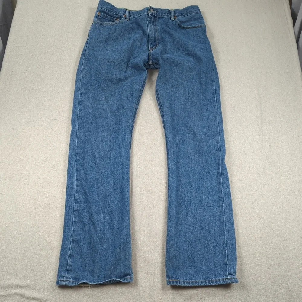 Levis Jeans Mens 38x34 Blue 517 Boot Cut Western Cowboy Rodeo American Classic